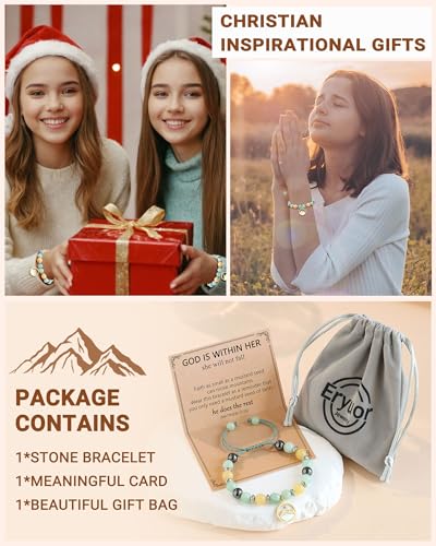 Image of Eryuor Silver /Gold Move Mountains-Mustard Seed Bracelet Catholic Christian Easter Christmas Birthday Gifts