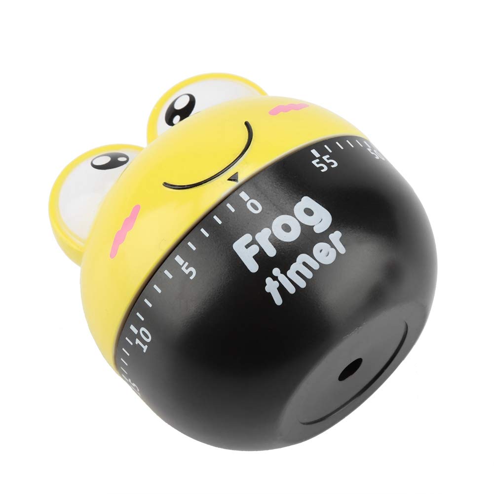 Topincn Frog Kitchen Timer, Cartoon Animal Shape Mechanica Digital Cooking Timer Counters Clock Cooking Timing Tool (Frog)