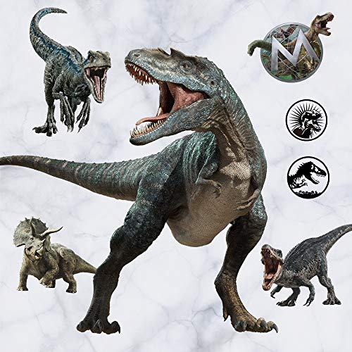 Kiddale T-Rex Giant Wall Stickers,Peel and Stick Removable Dinosaur Wall Decals for Kids Boys Girls Adult Bedroom Living Room