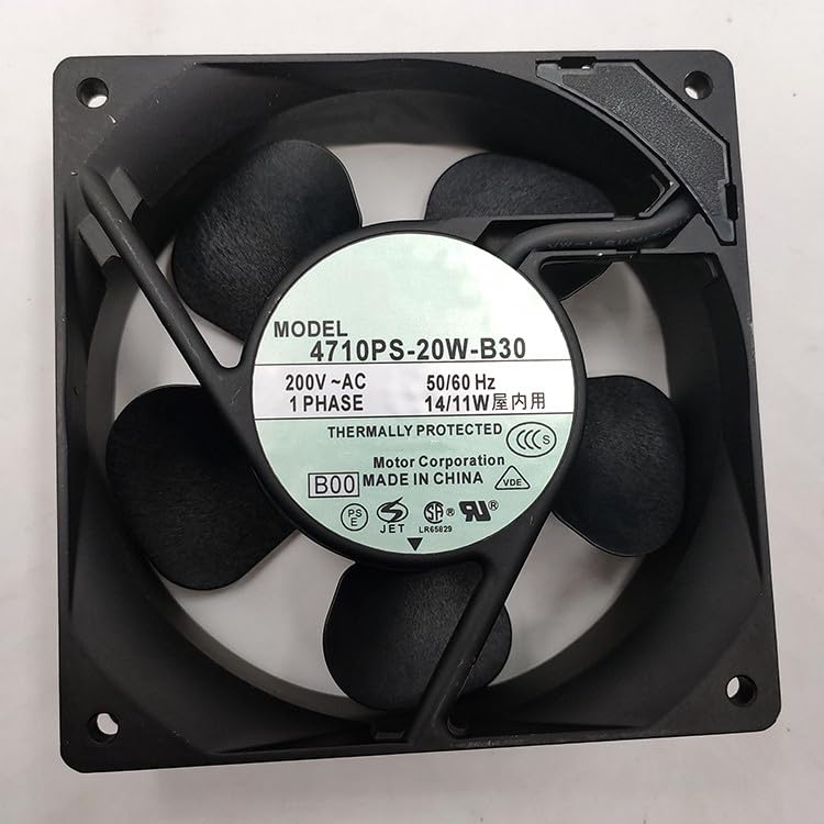 4710PS-20W-B30 12025 2-pin AC200V 14/11W 120x120x25mm 12cm Inverter Cooling Fan