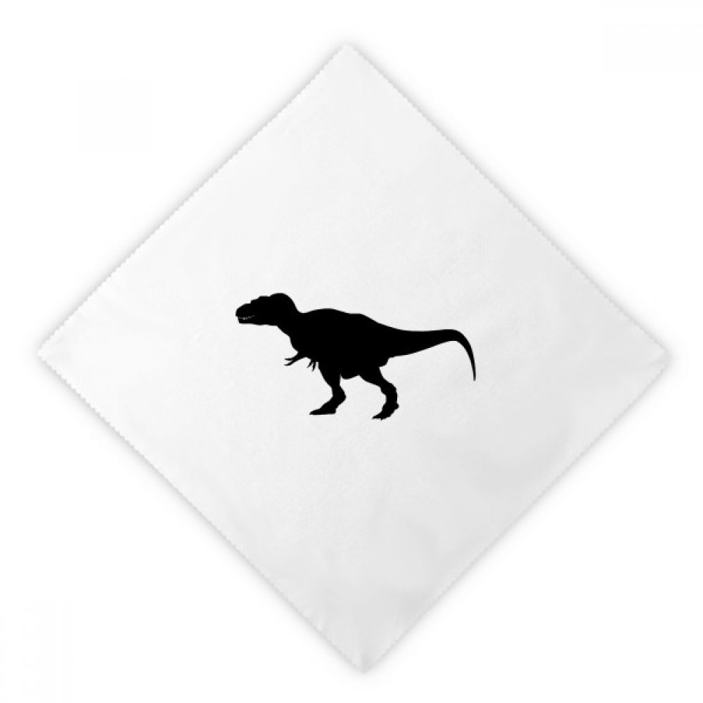 Serviettes en tissu dinosaure blanc 47x47 cm réutilisables 2 pièces DIYthinker