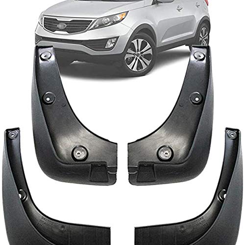 AEVEILS 4 PièCes Garde-Boue Avant Et ArrièRe Garde-Boue, pour Kia Sportage 2011-2016 2012 2013 2014 2015 868XXXW001, Kit De Garde-Boue De Voiture Accessoires D'Aile Cover