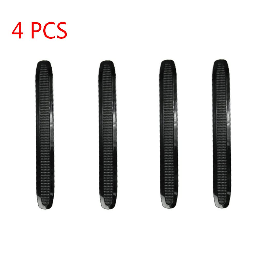 4Pcs Car Styling Anteriore Posteriore Paraurti Protector Guard Angolo Anti-collisione Trim Strisce In Fibra di Carbonio Auto Protector Bar