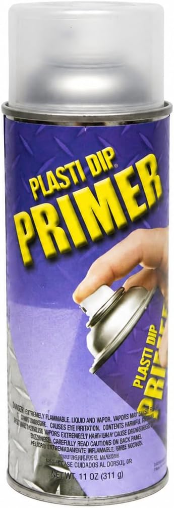 Plasti Dip Primer 11 oz Aerosol Spray โ Adhesion-Boosting Base Coat for Plasti Dip, Improves Bond on Metal & Plastic Surfaces, Quick Dry Formula, One Coat Application