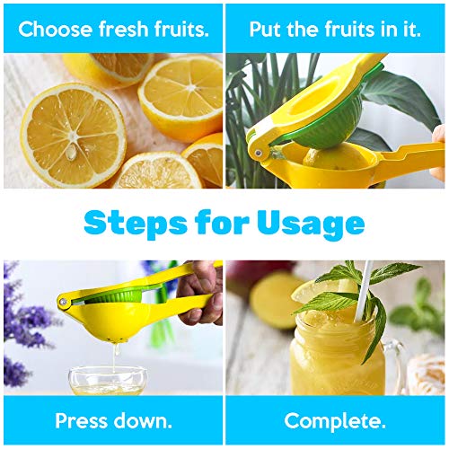ValueHall Citroenpers 2 in 1 Limoenpers Lime Lemon Squeezer Handmatige Citruspers voor Citroenen Limoenen Lime V4B01 - Image 6