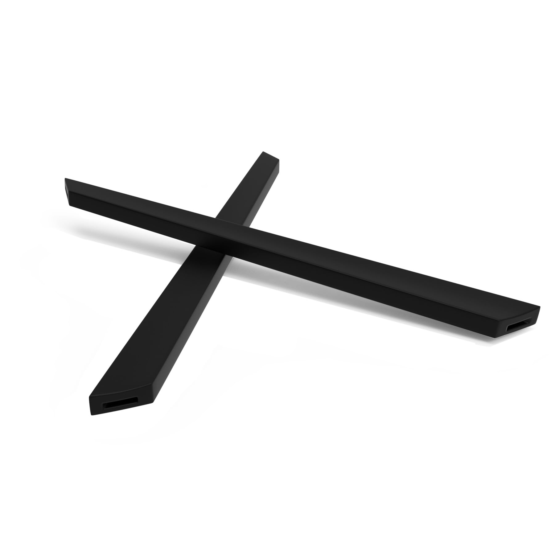 ToughAsNails Kit di 2 paia di gommini di ricambio per auricolari e naselli per occhiali Oakley Chamfer MNP OX8089, nero e nero