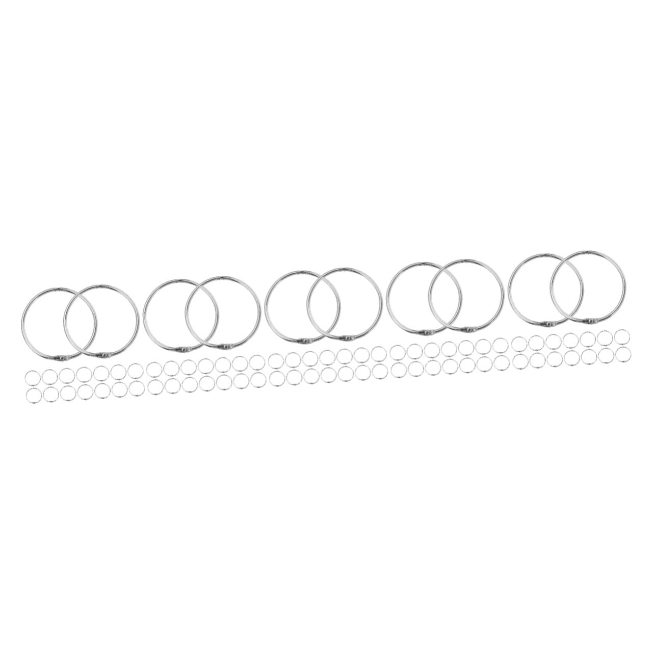 Garneck 150 PCS Anello della Doccia Tende da Doccia Ganci per Il Bagno Decorativi della Doccia Ganci Pista della della Doccia Ganci Doccia Ganci Asta di Anelli