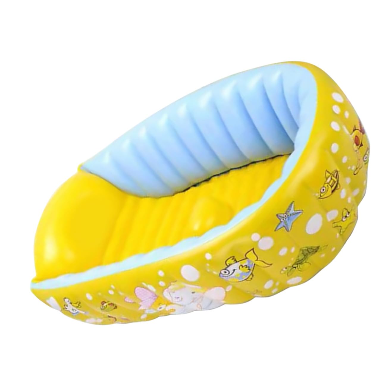Vasca da Bagno Gonfiabile in Pvc Resistente per Ragazzo Ragazza Design a Cartone Animato Piscina Piccola Pratica per Uso Interno ed Esterno