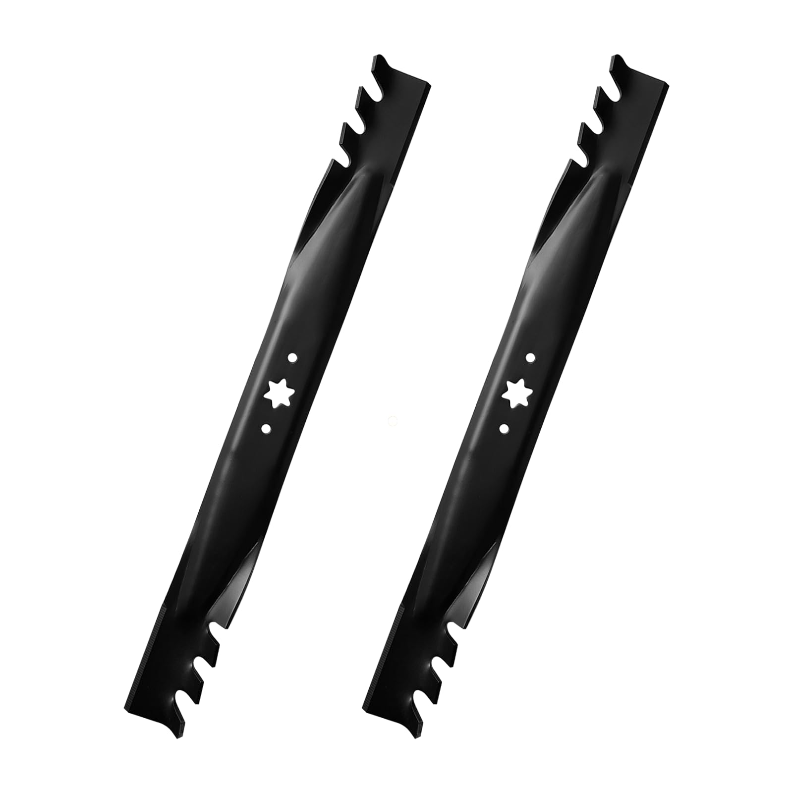 Hoja de cortacésped 942-04244A de 46 pulgadas, compatible con Craftsman, Cub Cadet, Troy Bilt, MTD, Columbia OEM Repuesto 942-04290 942-04244 742-04244 742-04244 742-04244A - Paquete de 2