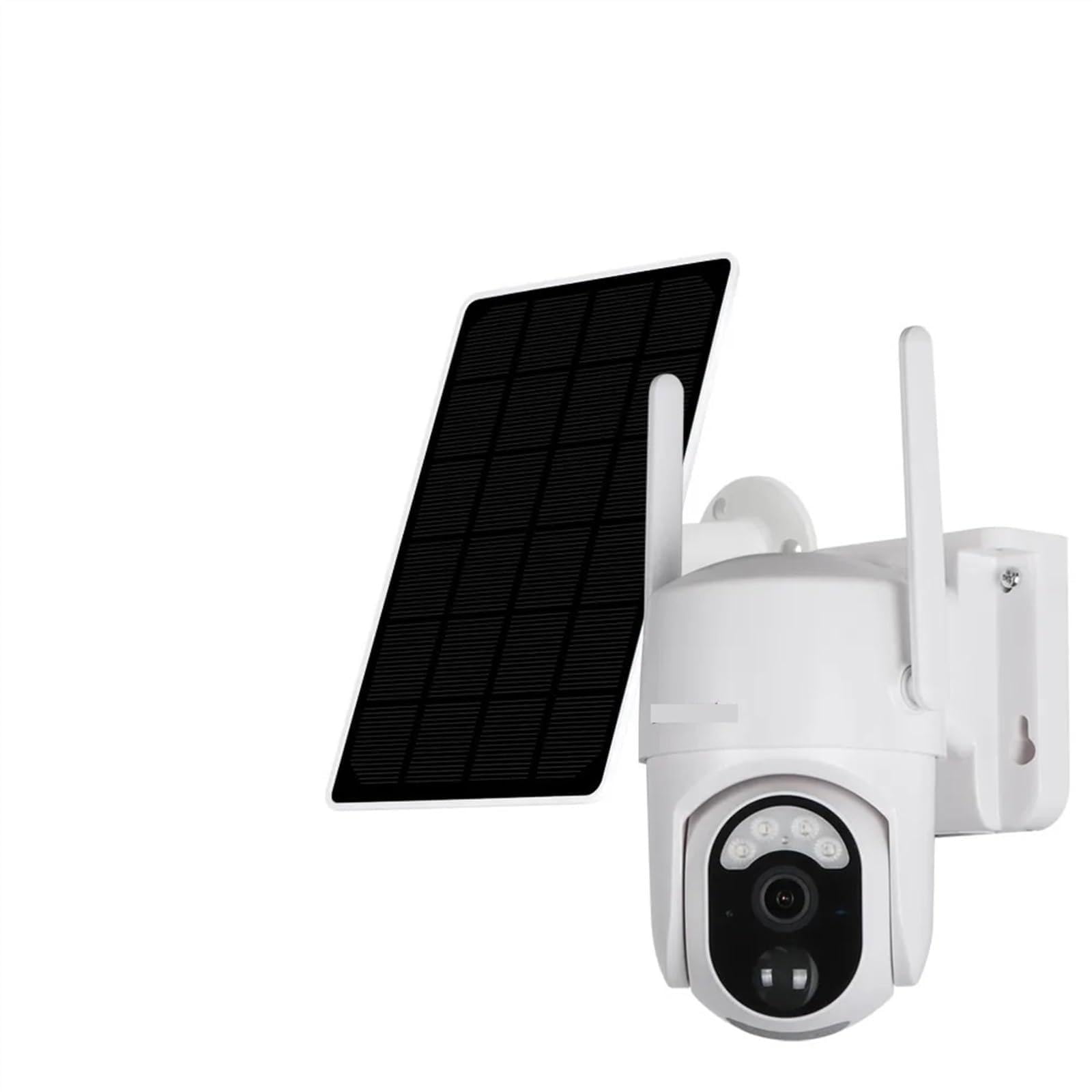 CVFRDD 4G SIM Solar Camera 4MP Outdoor Wireless Color Night Vision PIR Human Detection Secutity Camera Bulit-in Battery(4MP 4G Add 128G)
