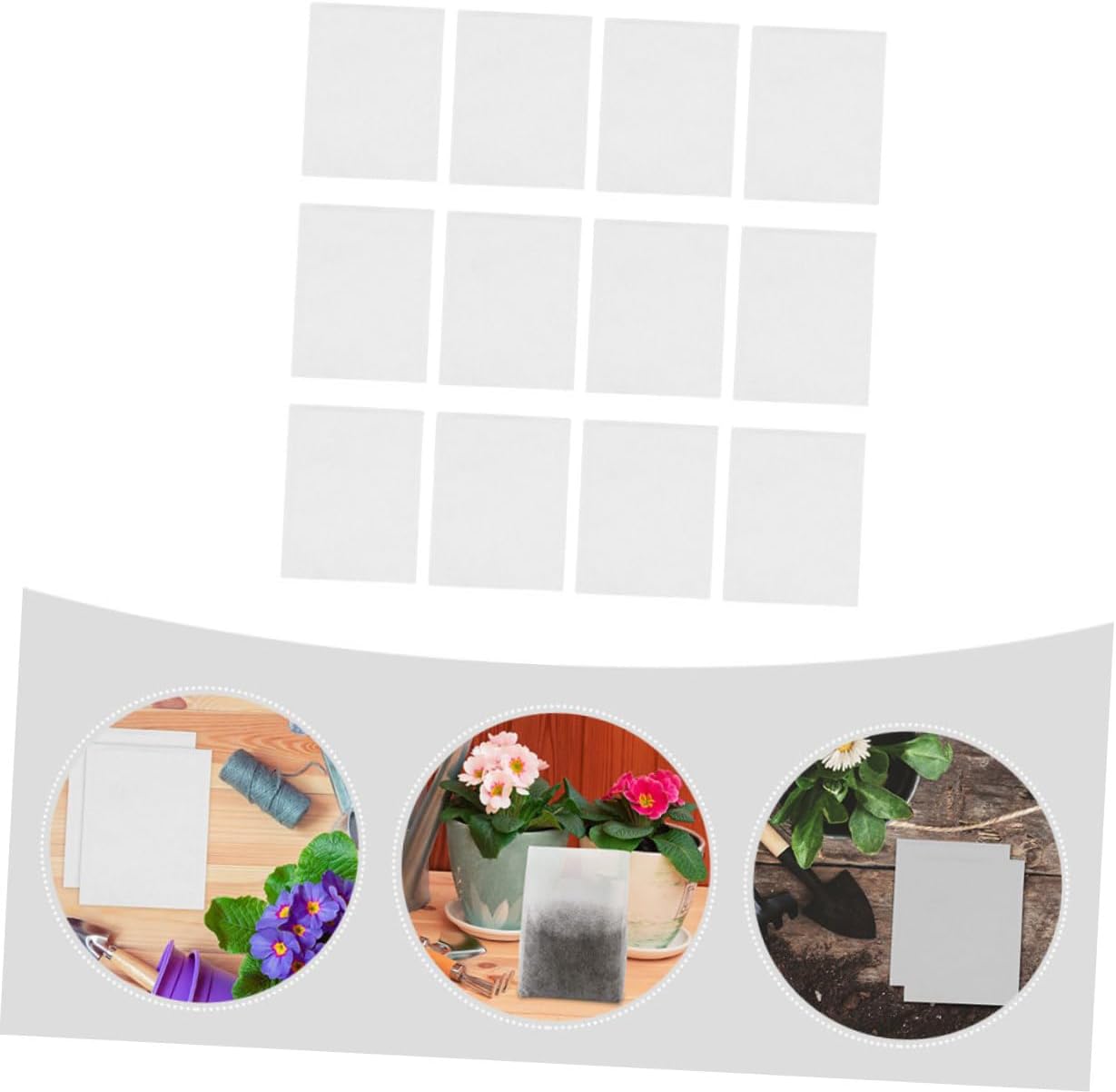 ibasenice 1500pcs Non-Woven Plant Grow Bags Planters Custom Gardening Potato Vegetable Grow Bags