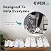 EVENup - Shoe Lift for Walking Boot I Kids' Size XX-Small I Shoe Balancer for Use with Fracture Boots or Leg Length Discrepancy I 3 Adjustable Heights for Gait Improvement I Shoe Leveler, Shoe Riser