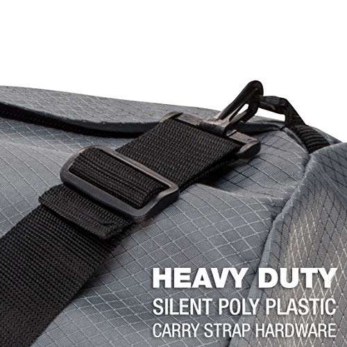 Northstar Bags SD1842 Diamond Ripstop Series Gear Duffle Bag 18in Diam 42in L 175 Liter, Steel Gray