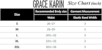 Vista 5 de GRACE KARIN Cinturones elásticos anchos para mujer, cinturón elástico vintage, cinturones retro de moda para vestidos