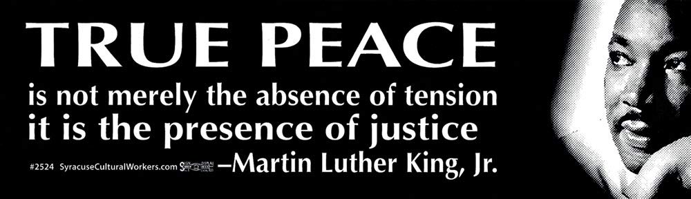 Autocollant ordinateur Syracuse Martin Luther King Jr résistant