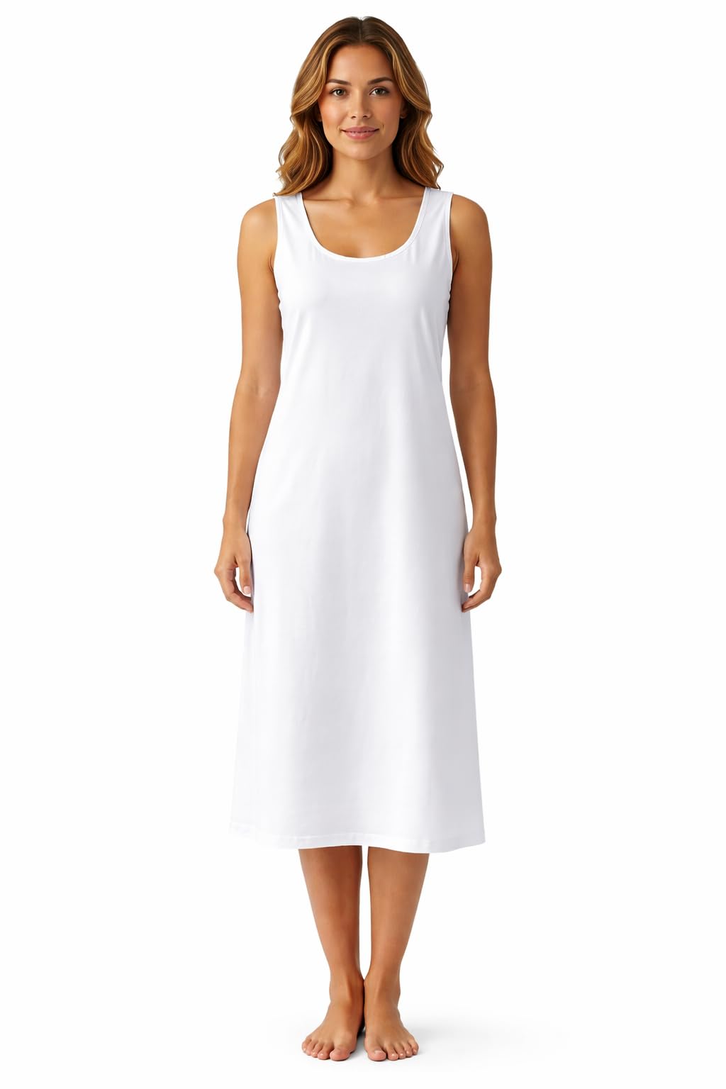 Women’s Cotton Long Camisole Slip Full Length Innerwear Sameej for Chikankari Kurtis Soft Breathable Premium Cotton Inner Slips Tops Undergarment for Layering-picture-13