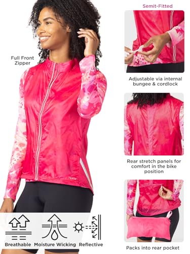 Terry Mistral Vest – Camiseta feminina de ciclismo, colete de bicicleta sem mangas embalável de alta