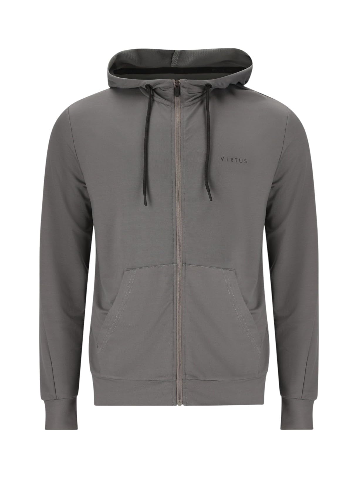 VIRTUS Brent V2 - Sudadera con capucha para hombre con alto porcentaje de viscosa, transpirable, cómoda e ideal para el día a día, deporte y estilo urbano.