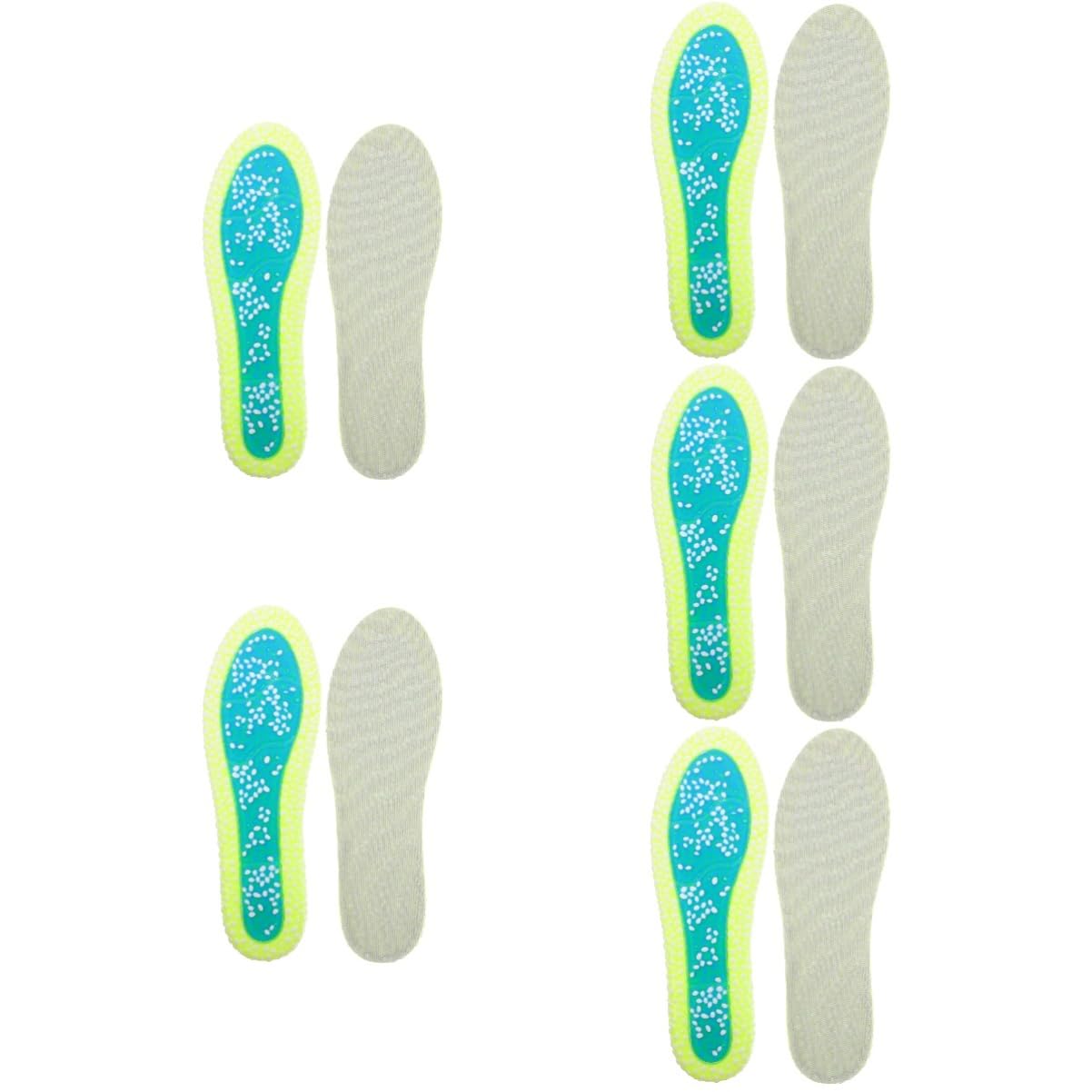 Healvian 5paare Atmungsaktive Sporteinlagen Für Schuhe Komfortable Dämpfende Sneakersohlen Für Damen Und Für Alltag Und Sport