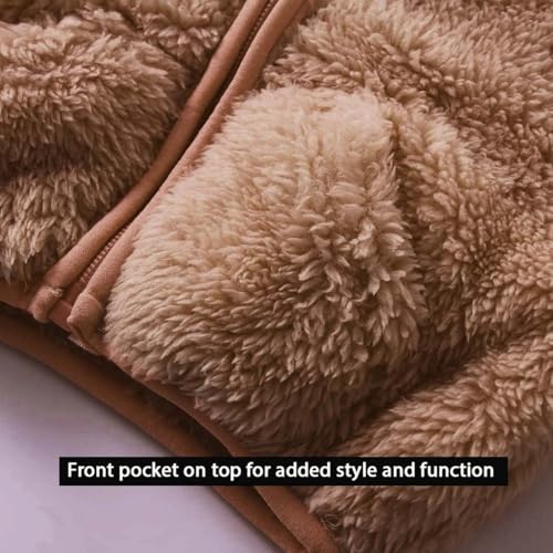 Image of Baby Teddy Bear Ear Soft Flannel Long Sleeve Hoodie & Leggings Unisex All Season Clothing Set For Baby Boys And Baby Girls