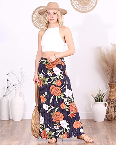 Image of Popana Long Maxi Skirt for Women, Flowy Long Skirts for Women | High Waisted Soft Trendy Rayon, Sundress Convertible Skirt, Long Length Bodycon Maxi Skirt, Petite and Plus Size
