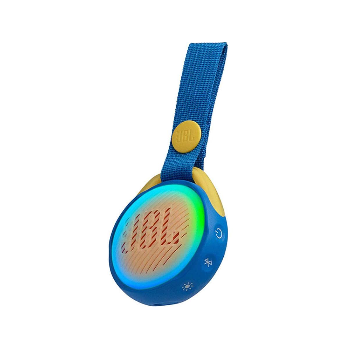 JBL JR POP Portable Wireless Speaker with Light Feature for Kids, Fun Speaker for Little Music Fans, Blue