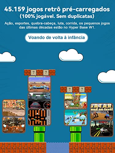 Console de jogos retrô embutido 49.190 jogos clássicos, console de videogame 512G Plug and Play, con