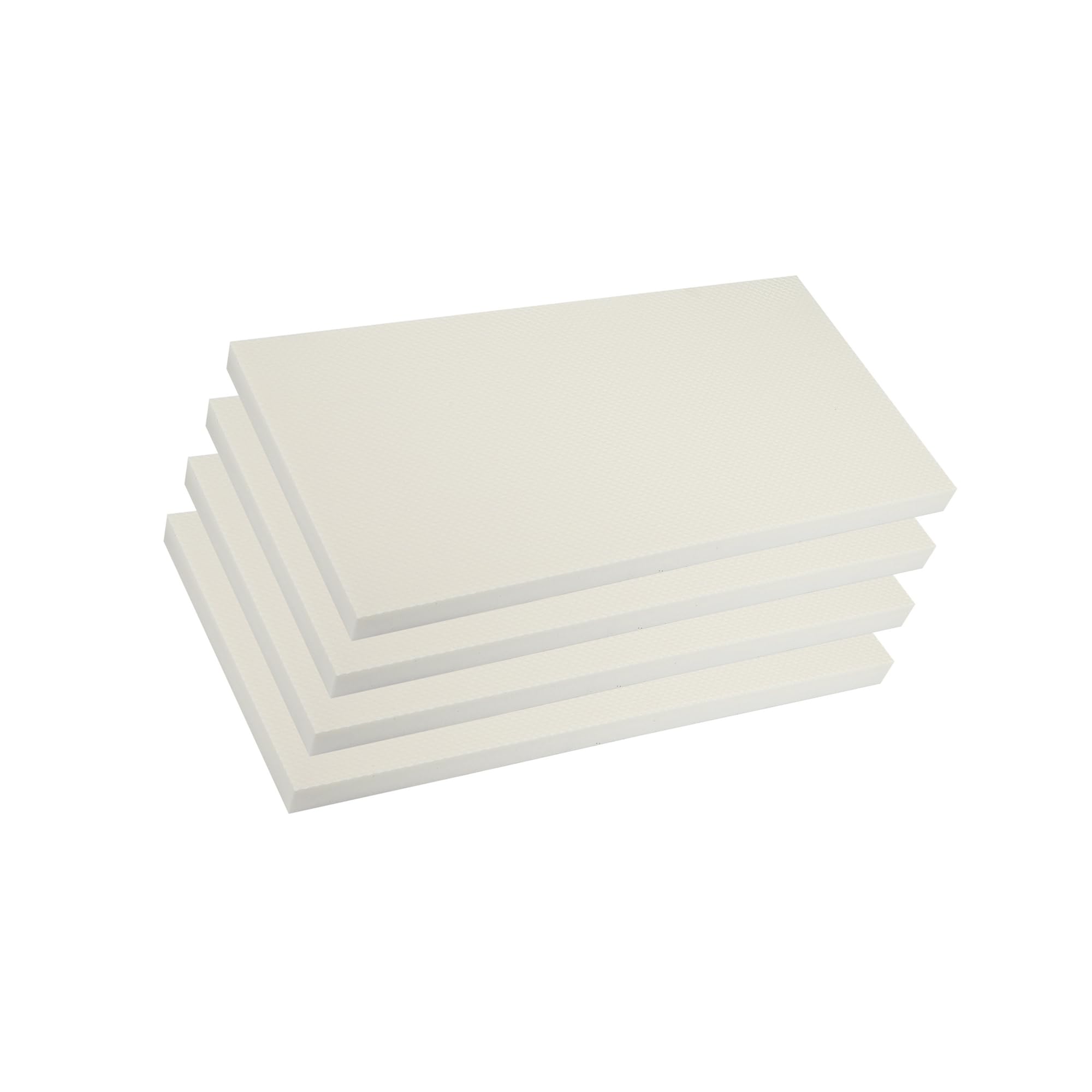Motoforti 400x200x20mm 4pcs Car Garage Wall Guard Door Protector EVA White Long-lasting, 15.75"x7.87"x0.79"