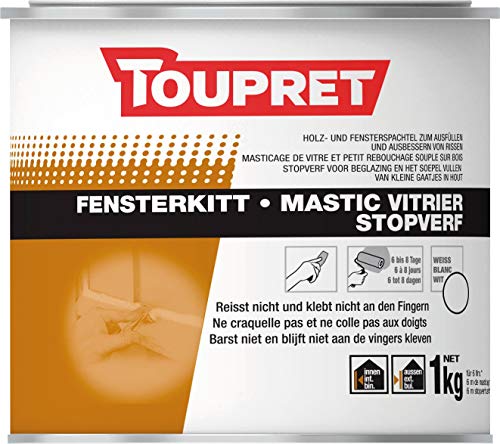 Mastic vitrier Toupret - 1 kg