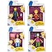 Disney The Simpsons Action Figures 4-Pack 5-Inch Collectible Figures from Jakks Pacific's Wave 2 - Lisa, Krusty, Moe and Homer
