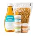 Nostalgia KPK400 Hot Air & Kettle Popcorn Kit, 3 Seasonings, Oil, Popcorn Kernels