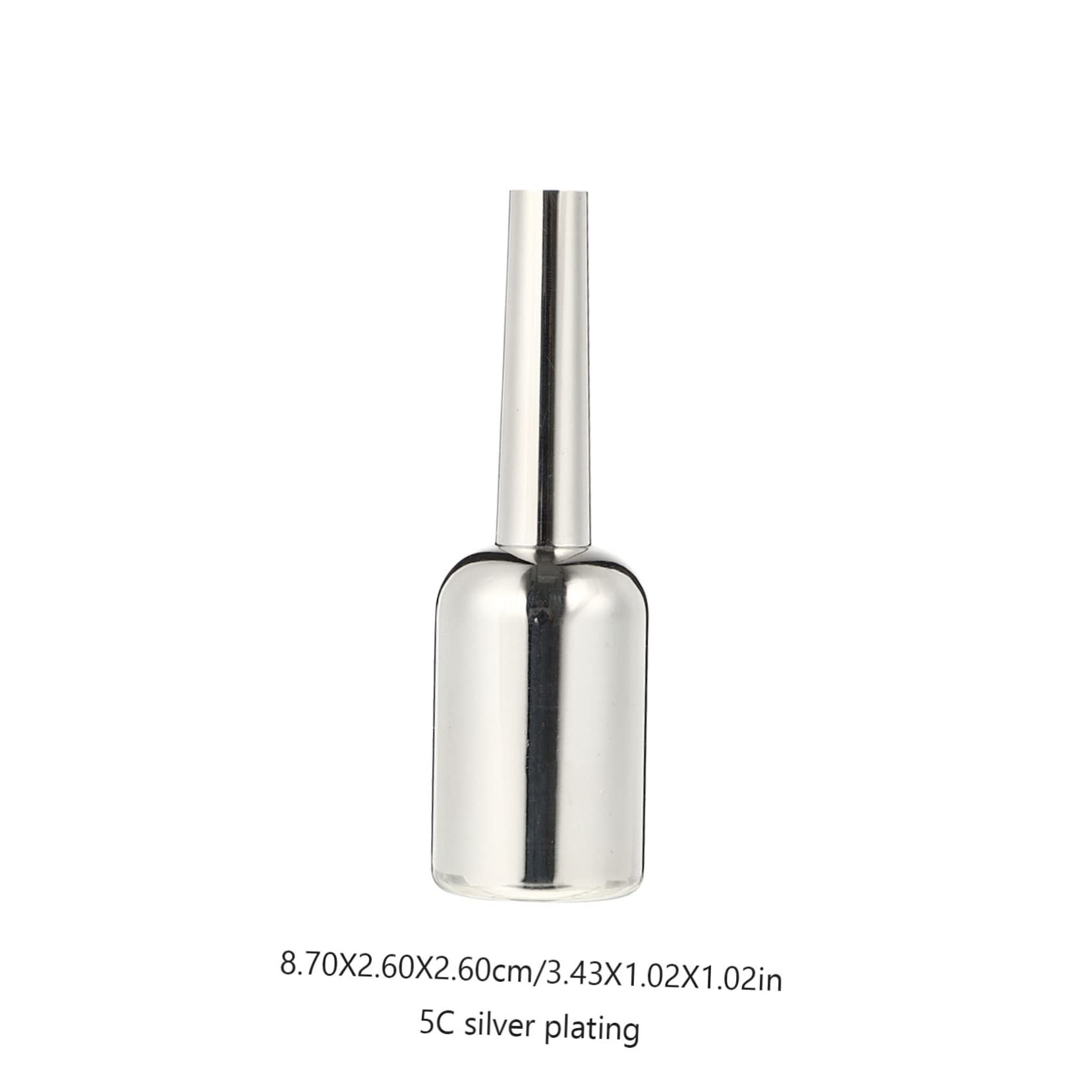 FUNOMOCYA Trumpet Mouthpiece 5c Size Silver Plated Perfect for Intermediate to Players