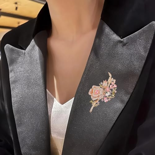 Image of SYWDUDUCLT Fashion Elegant Brooches for Women Brooch, Suitable For Party And Daily Wear On Many Occasions