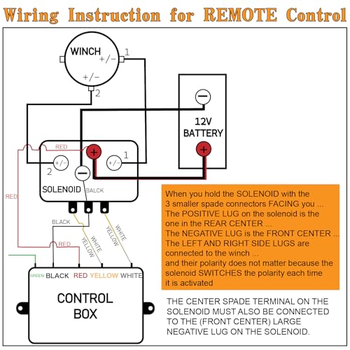 Image of Winch Solenoid Relay Control contactor Box for 8000-17000lbs Electric ATV UTV Winch 12V