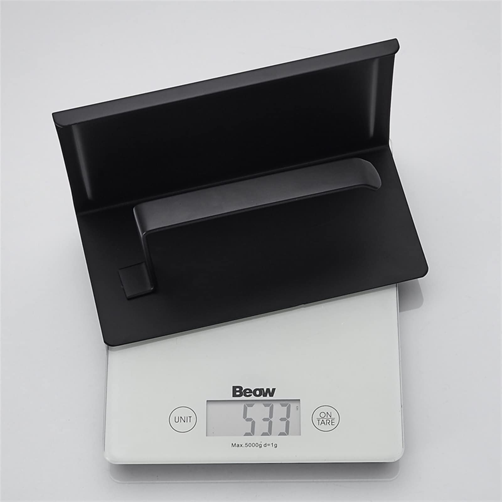 Stały uchwyt na papier toaletowy, Toilet Paper Holder Black 304 Stainless Steel 1PC