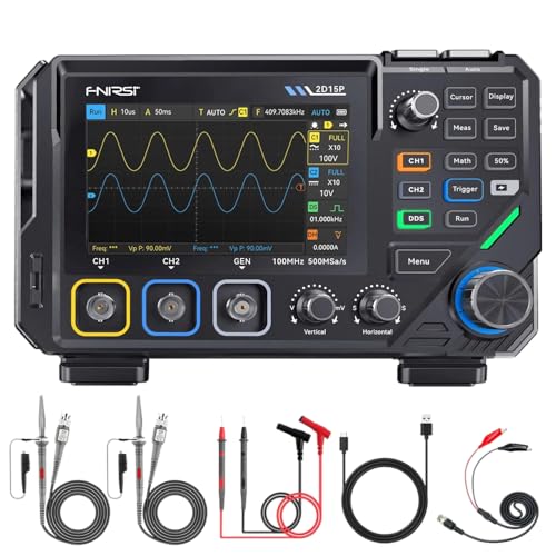 Oscilloscope multimètre 2D15P écran tactile double canal 100MHz
