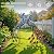 Kircust Peacock Garden Statue and Sculpture, Metal Peacocks Yard Art Lawn Decor, Large Birds Garden Sculptures & Statues for Patio Backyard Pond Home Decoration