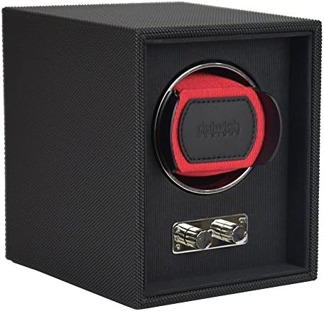 Goodwood Dulwich Burgundy Red Single Watch Rotator Watch Winder