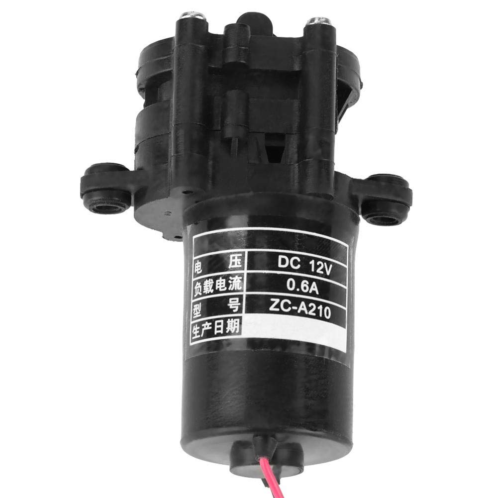 Pompa ad acqua per ingranaggi, ZC-A210 Mini pompa ad acqua autoadescante ad alta efficienza in plastica 12V ad alta efficienza utilizzata per la circolazione dell'acqua, servizi igienici intelligenti