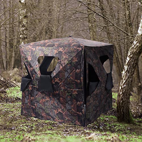 Carpa de camuflaje GYMAX para 2-3 personas miniatura 7