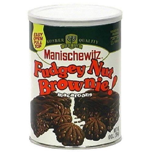 MANISCHEWITZ COOKIE MACAROON FUDGEY NUT BRW, 10 OZ