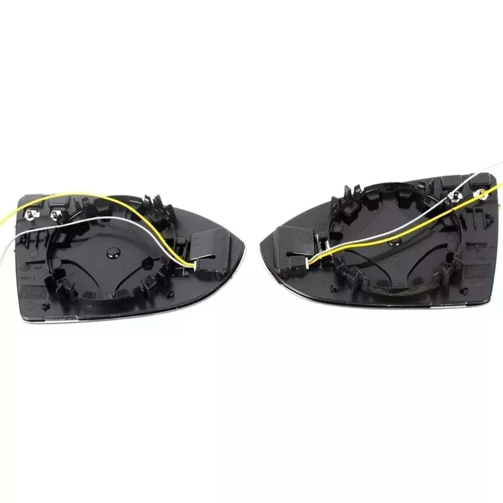 Compatible avec VW Pour Golf 7 Pour Golf 7.5 Pour GTI 2013 2014 2015 2016 2017 2018 2019 2020 Voiture Chauffante Pour Rétroviseur Arrière 5G0857521 5G0857522 Verre rétroviseur auto(2pcs)