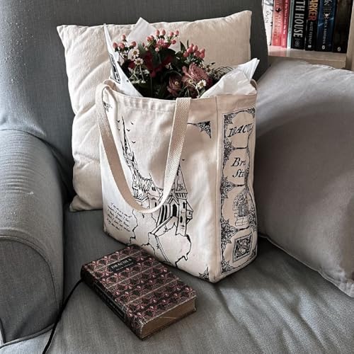 Bolso Tote Dracula de Storiarts en Algodón Hecho a Mano miniatura 7