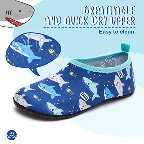 RUNSIDE Kids Water Shoes Quick Dry Non-Slip Toddler Water Skin Barefoot Sports Swimming Beach Pool Shoes for Boys & Girls2