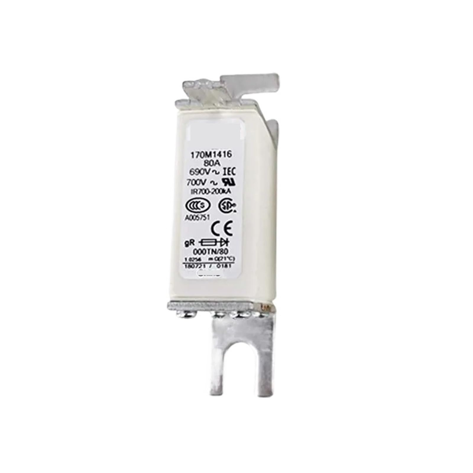 Fusible 170M1416 et 170M1417 pour protection de puissance industrielle