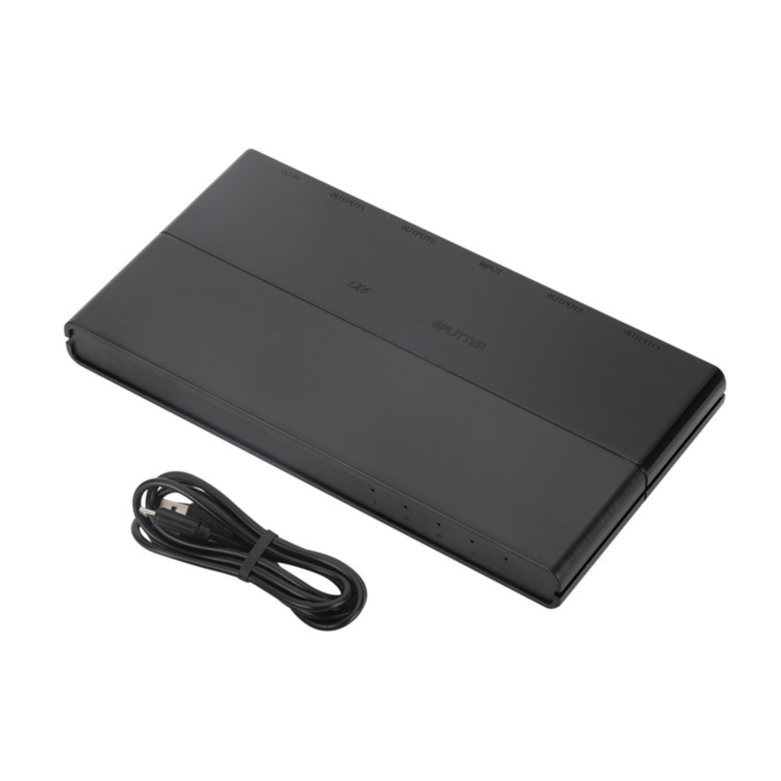 4 Way HDTV Splitter Device Delivers Uncompressed 1080P Video Transmission Easy Setups Not Need External Power Multiple Screen HDTV Splitter