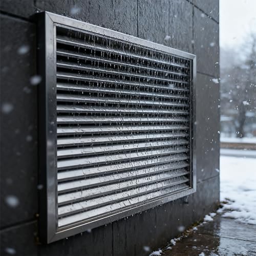 Couvercle d'aération acier inoxydable 30x65 grille ventilation mur plafond