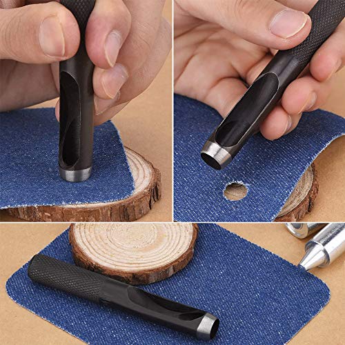 10 pezzi punzoni in acciaio rotondi, Punzone Tonda...