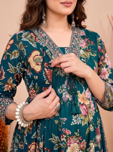 Image of Jikonet Women's Maternity Kurti for Feeding Zippers (VJK)