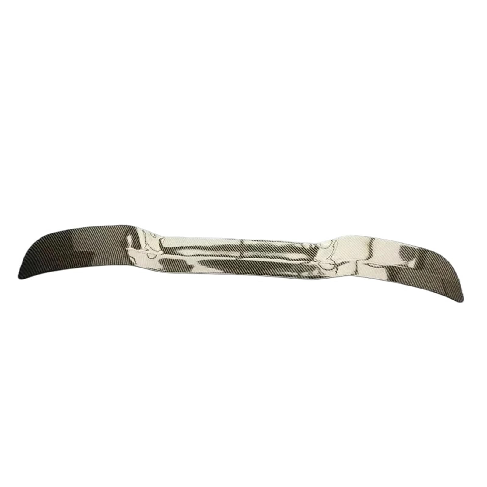 Spoiler dachowy tylnego bagażnika kompatybilny z Audi A3 S3 s-line 8V Sportback Facelift 2016-2020 plastik ABS Maxton Style zestaw aerodynamiczny(Carbon Look)